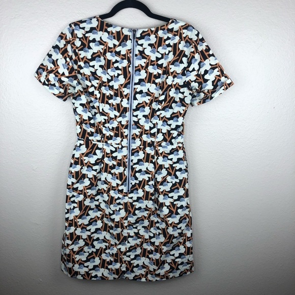 Fossil Fitted Short Sleeve Floral Mini Dress - Picture 6 of 7